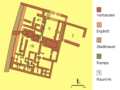 Bereich F, Palast, Schicht 2a / Area F palace, level 2a