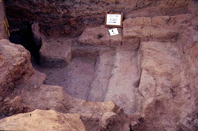 Treppenraum im Bereich A / Room with stairway in area A