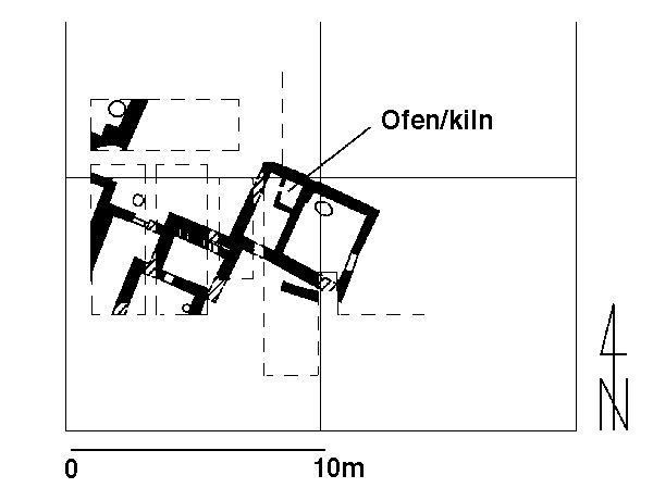 Bereich K - West, Schicht 3/Area K - West, layer 3