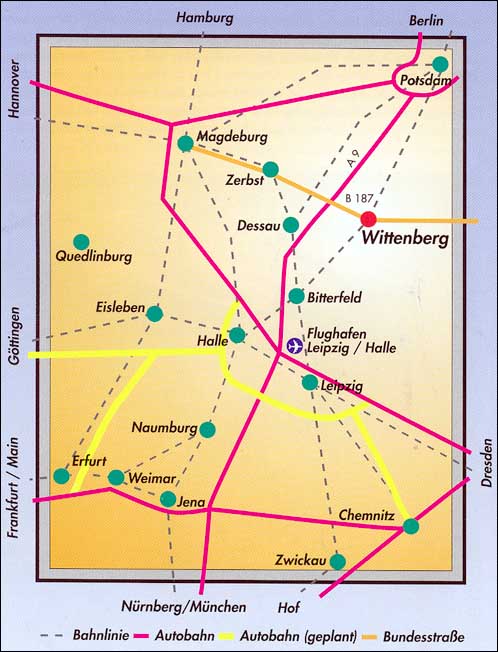 How to reach Wittenberg